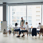 UK businesses using flexible workspace solutions for hybrid work, meeting rooms, coworking and hot desks
