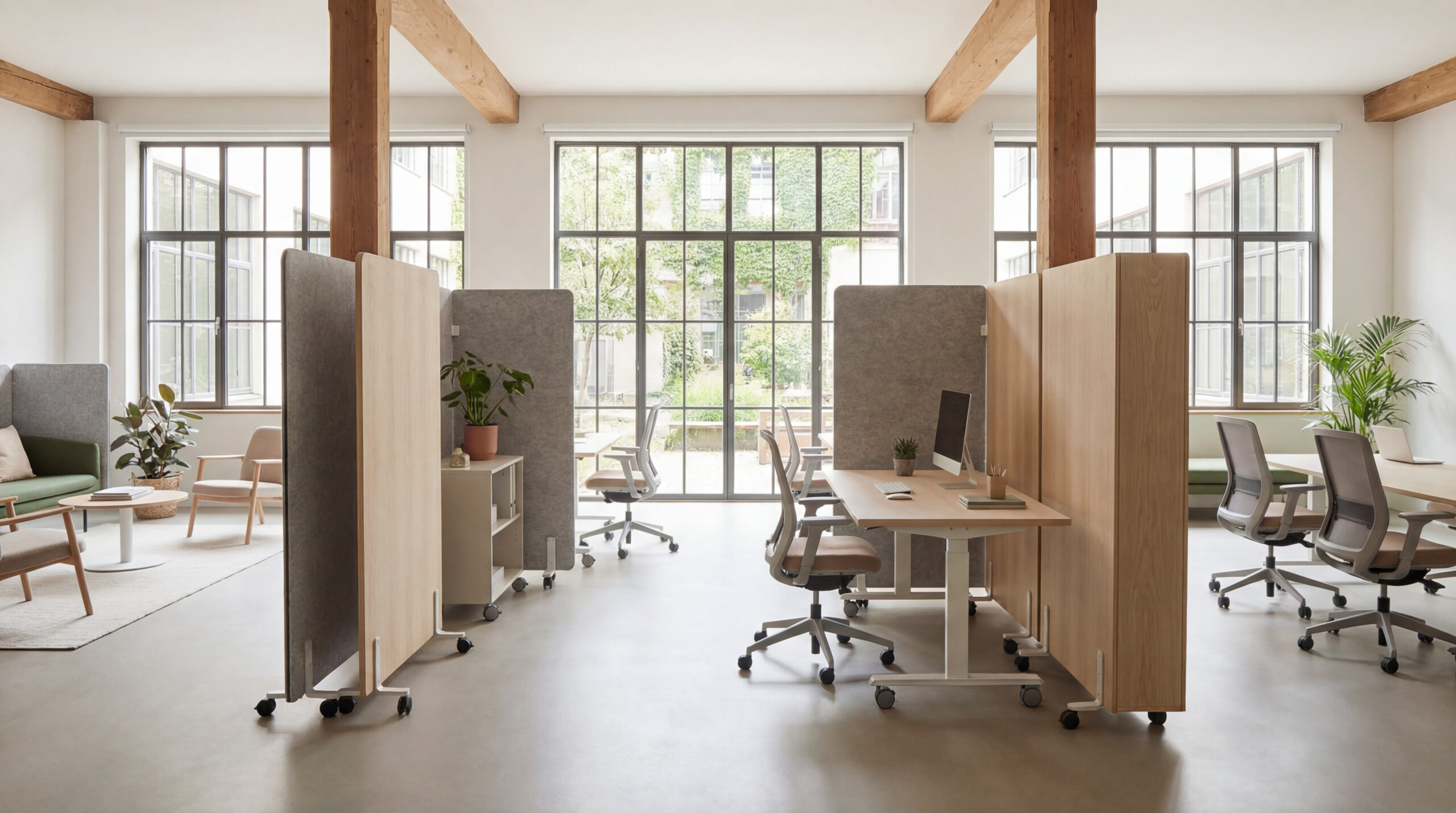 Workspace on demand offering flexible meeting rooms, coworking spaces and hot desks