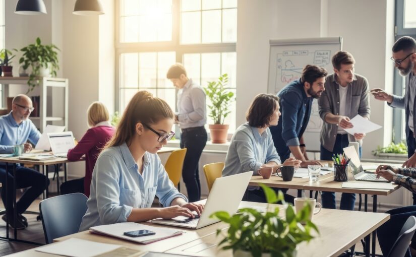 Flexible workplace network connecting meeting rooms, coworking spaces and hot desks