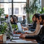 Flexible workplace network connecting meeting rooms, coworking spaces and hot desks