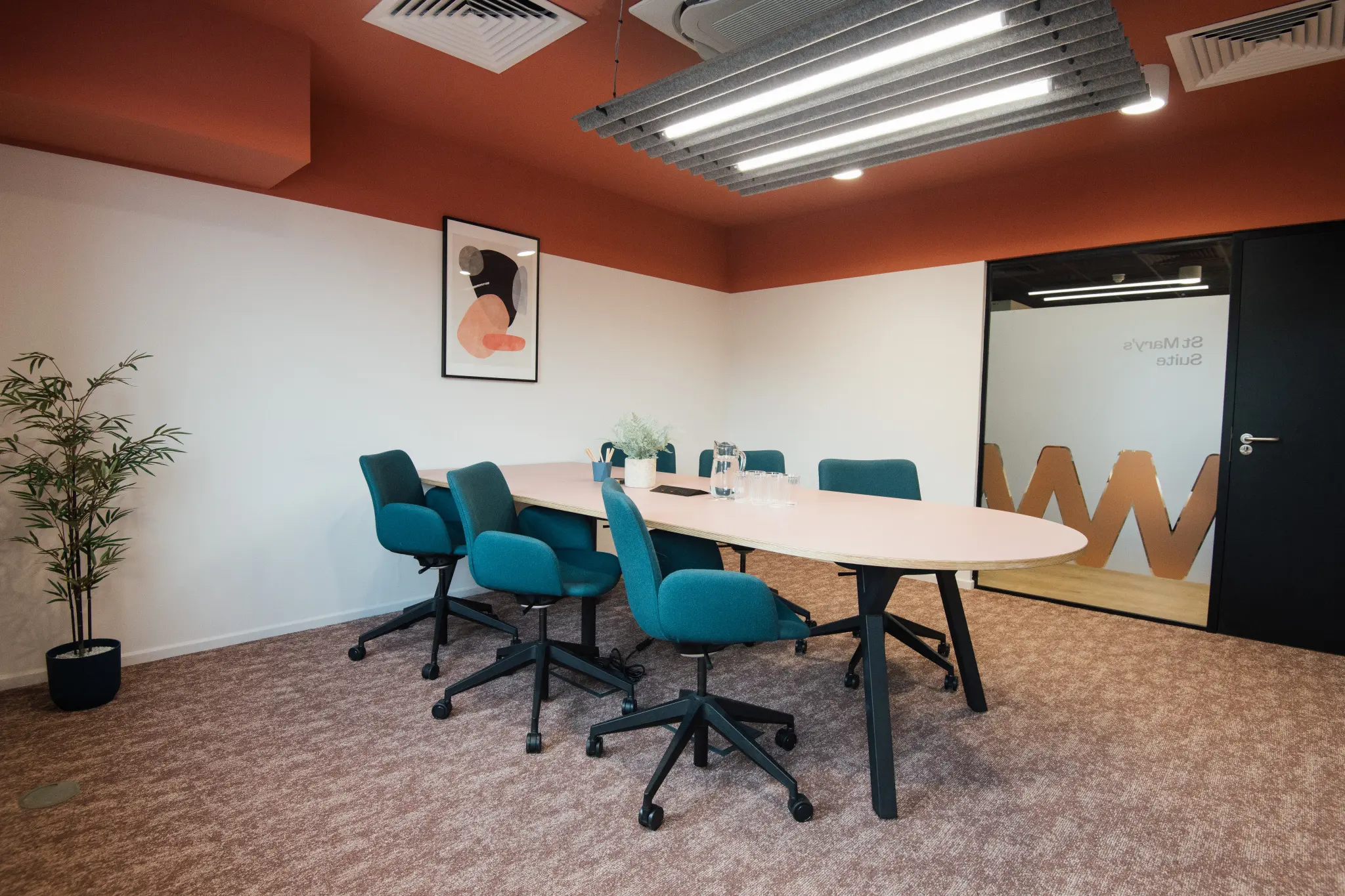 St Mary's Suite, 6 Person Boardroom at East Coast House, York 