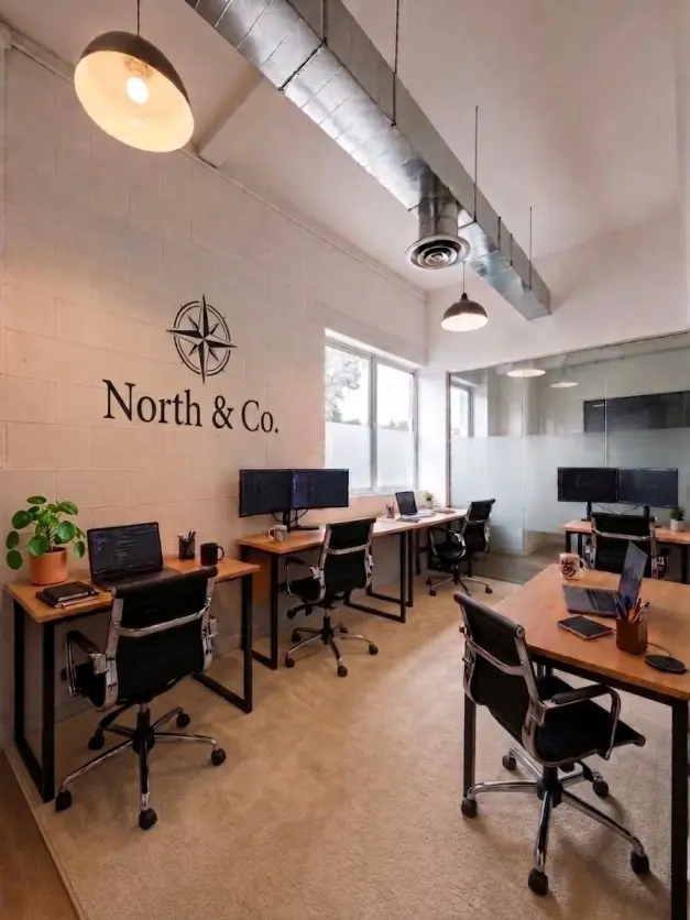 5-Person Office with Windows