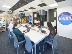 NASA Meeting Room at DeskLodge (16 people)